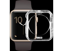 Coque en silicone pour Apple Watch 38 mm - transparente