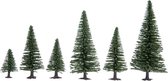 NOCH Hobby 26820 Set bomen Zilverspar 50 tot 140 mm Donkergroen 25 stuk(s)