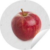 Tuincirkel Appel - Rood - Fruit - 60x60 cm - Ronde Tuinposter - Buiten
