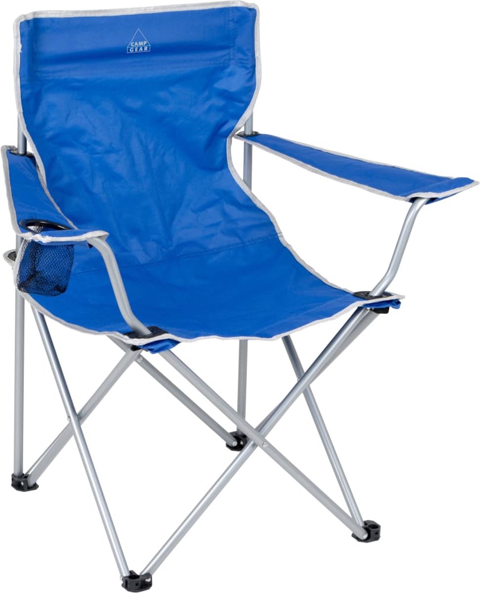 Bo-Camp Campingstoel - Vouwstoel - Compact - Blauw
