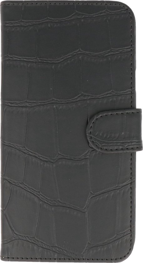 Étui Samsung Galaxy Note 3 Neo Crocodile Bookstyle Zwart