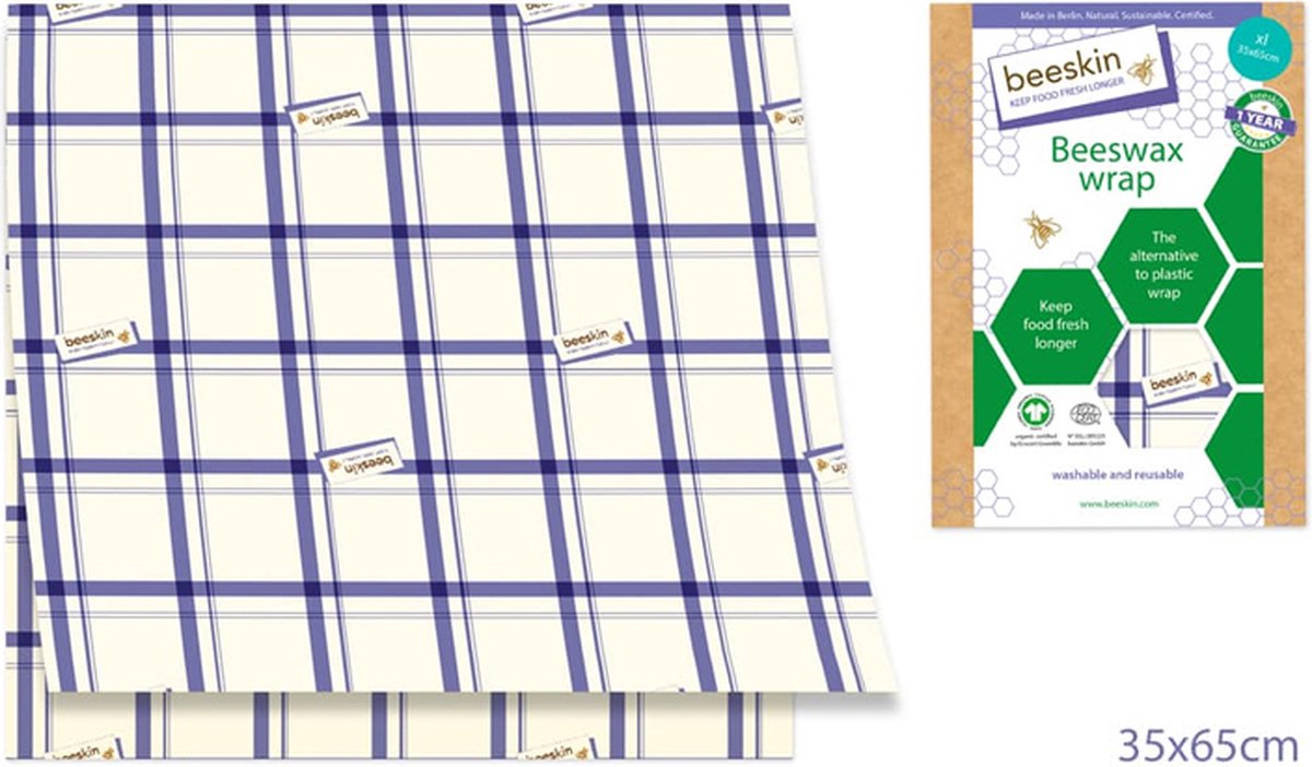Bijenwasdoek Extra Large - 35x65 - Kitchen print