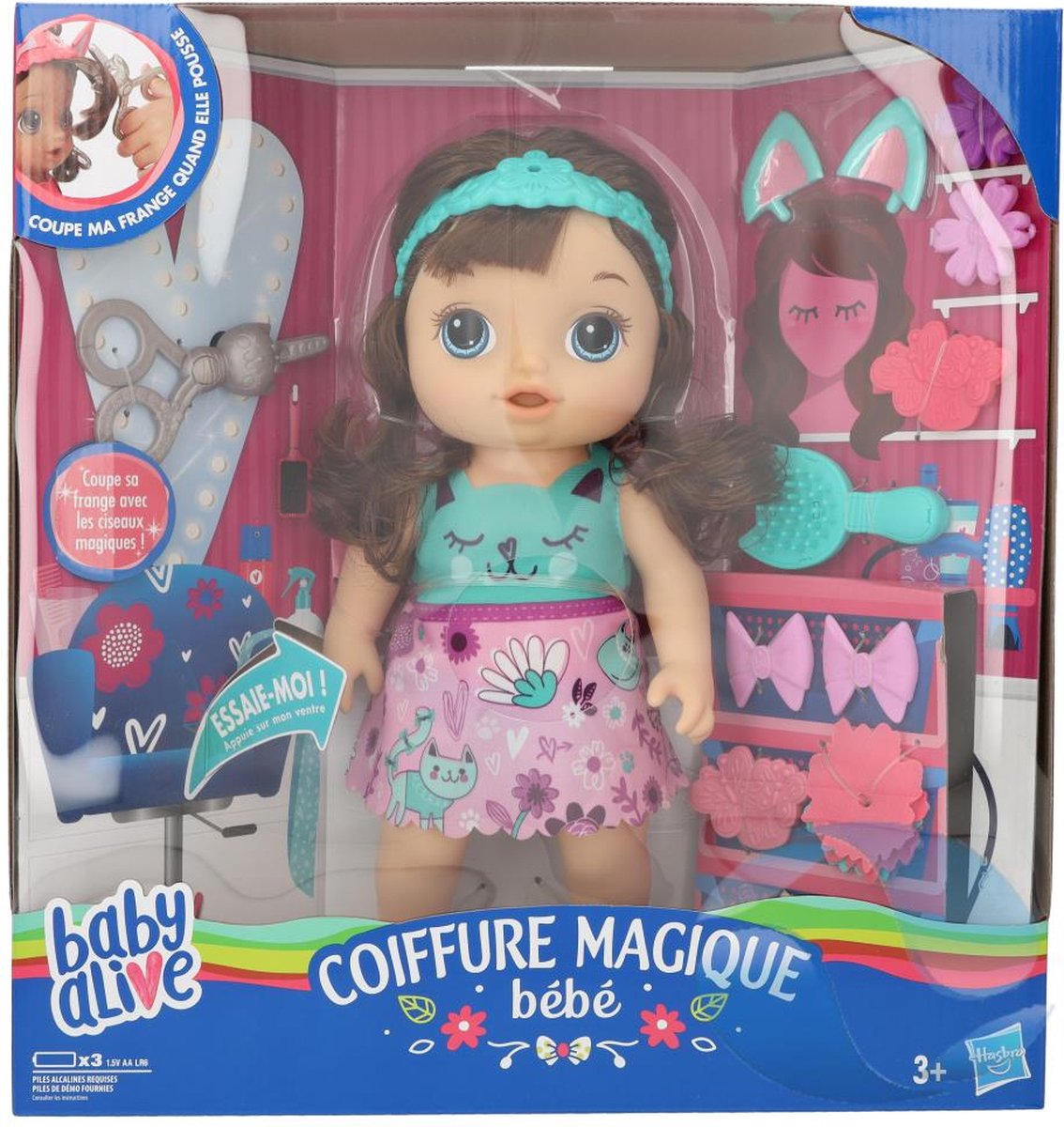 Baby Alive - Coiffure Magique - Poupee Cheveux Bruns | bol.com