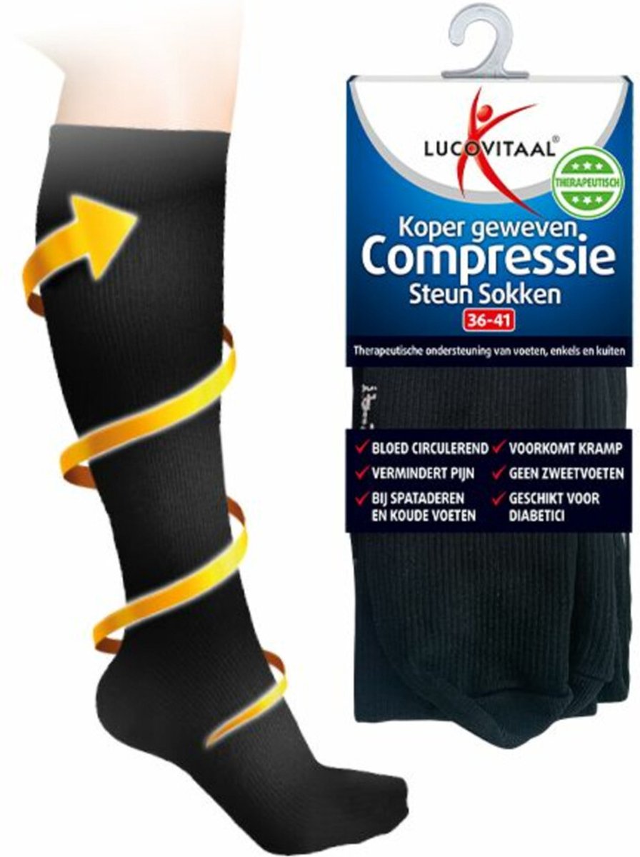 STOX Merino Hiking Compressiekousen Heren kopen