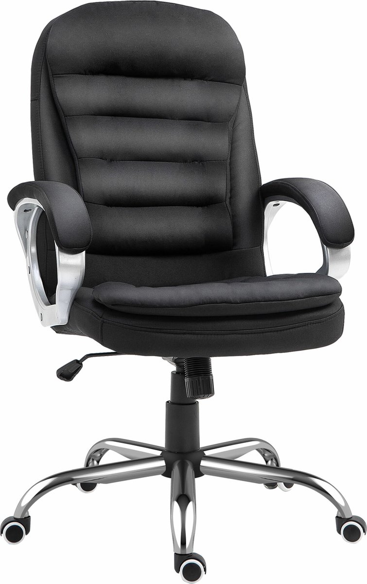 Vinsetto Kantoorstoel kantelfunctie ergonomisch 360° draaistoel in hoogte verstelbaar 2 kleuren 921-170
