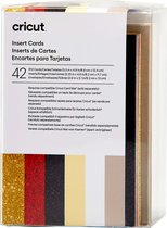 Cricut R10 Insteekkaarten 8,9x12,1cm – Glitz & Glam (42 stuks)