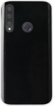 ADEL Siliconen Back Cover Softcase Hoesje Geschikt voor Huawei P40 Lite E - Doorzichtig Transparant