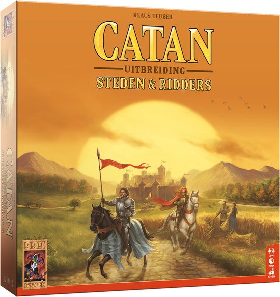 Boek: Catan: Uitbreiding Steden en Ridders Bordspel, geschreven door 999 Games
