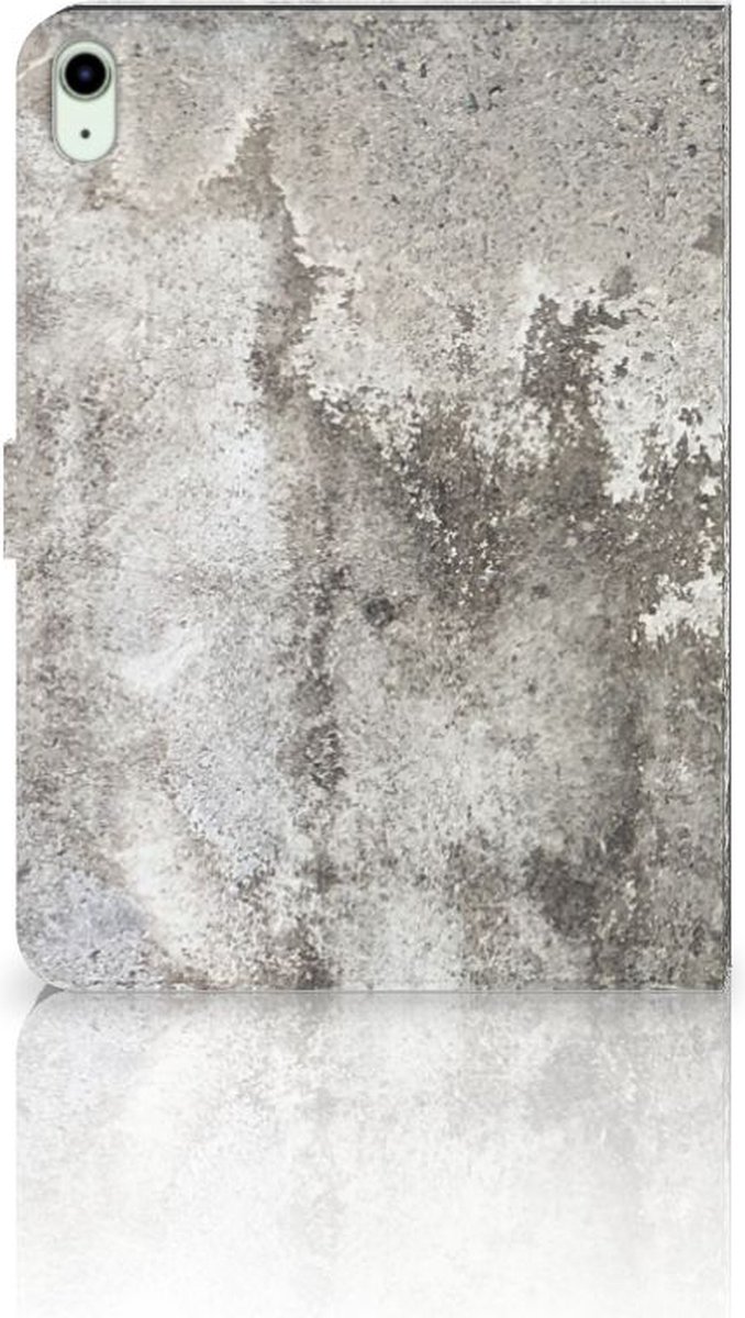 iPad Air (2020/2022) 10.9 inch Leuk Tablet hoesje Beton Print