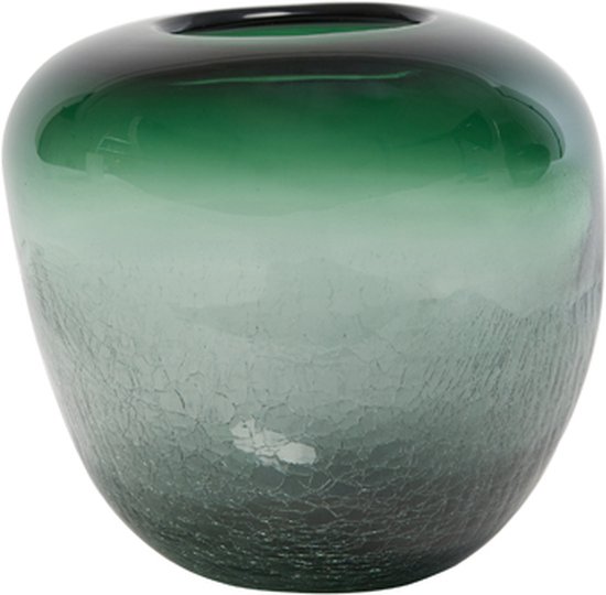 Light&living Vaas 20,5x19,5x19,5 cm TAPOLO glas grijs groen