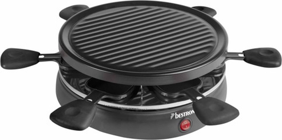 Grille de cuisson BESTRON Appareil à raclette 4 personnes 800w +