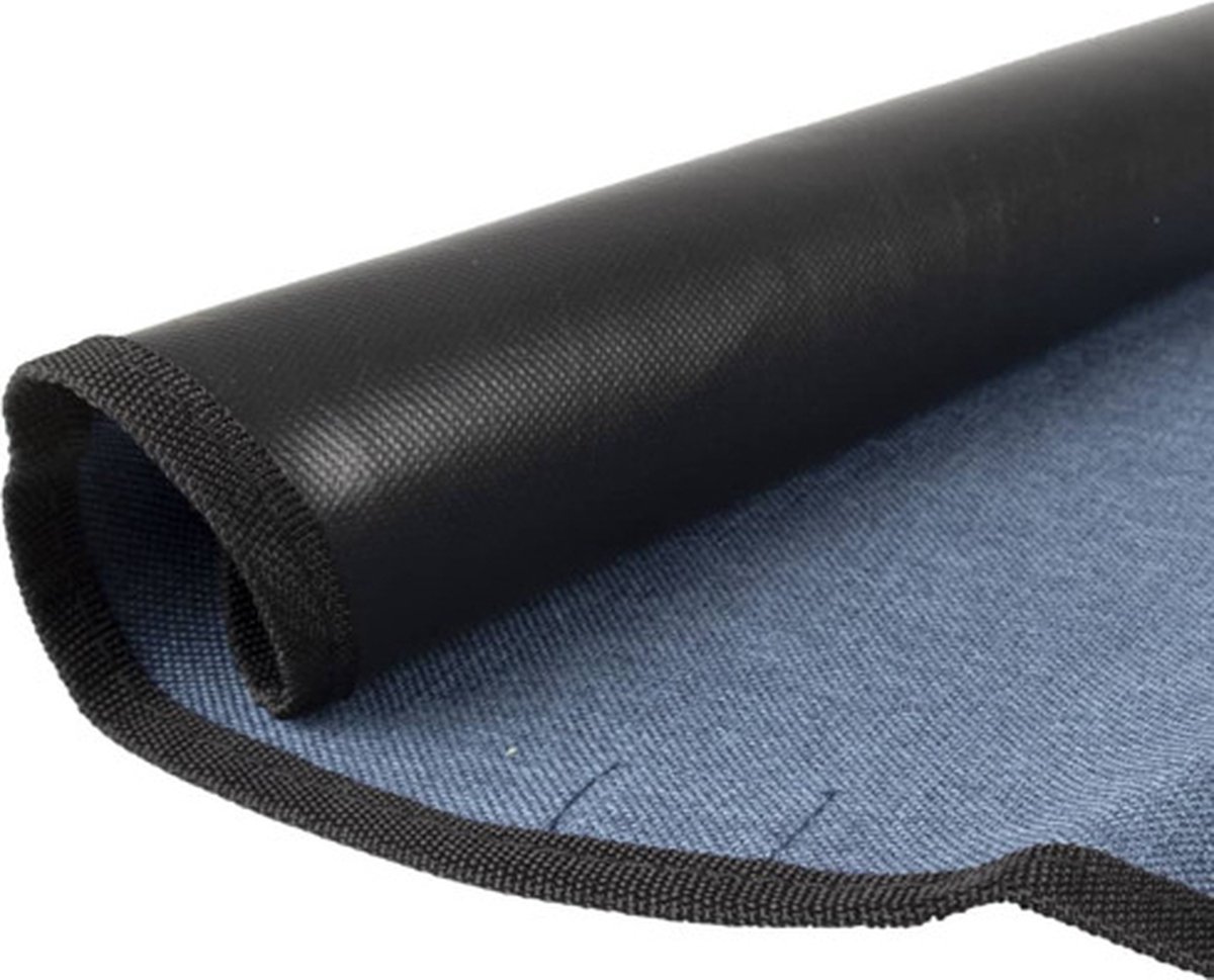 Hondenren – puppyren – Flamingo Flavio Blauw S – 74x74x35cm – nylon – met afdeknet – uitneembare bodem – opvouwbaar – lichtgewicht – binnen en buiten thumbnail 3