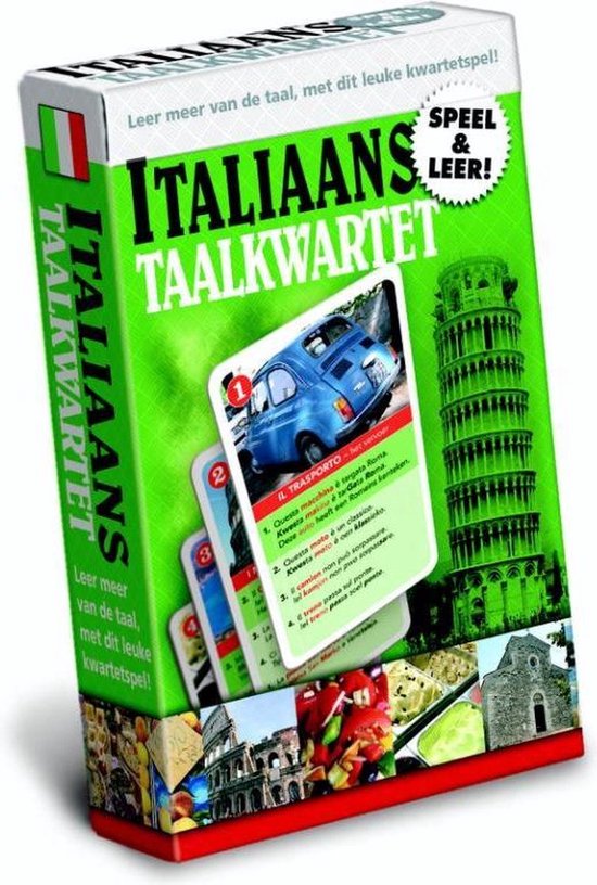 Cover van het boek 'Taalkwartet Italiaans'