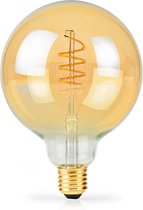 Nedis LED-Filamentlamp E27 - G125 - 3.8 W - 250 lm - 2100 - Dimbaar - Extra Warm Wit - Retrostijl - 1 Stuks