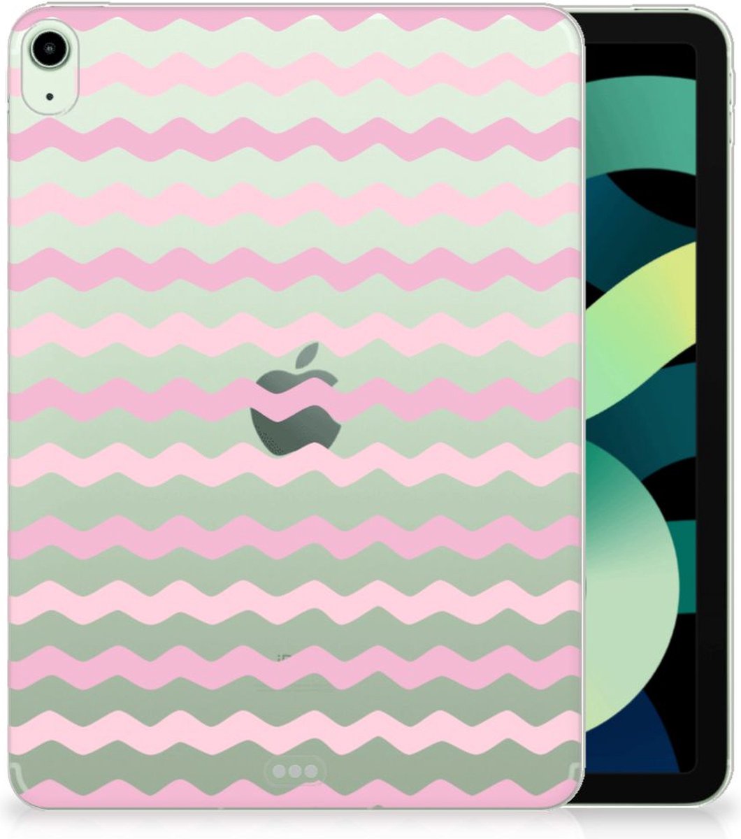 iPad Air (2020/2022) 10.9 inch Hippe Hoes Waves Roze