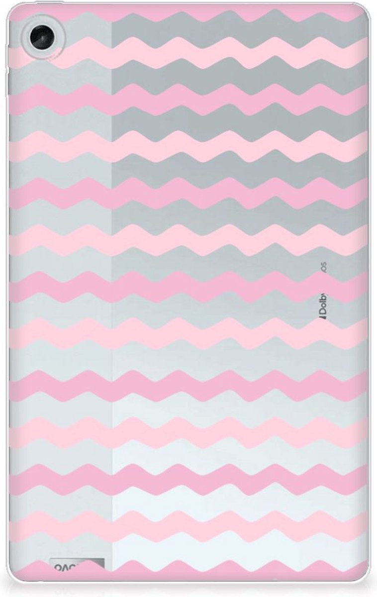 Lenovo Tab M10 Plus (3e generatie) Hippe Hoes Waves Roze