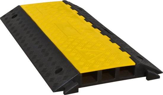 Kabelgoot Vloer EUROLITE KB 3 Zwart Kabelbrug Vloergoot Rubber kabelgoot-vloer-eurolite-kb-3-zwart-kabelbrug-vloergoot-rubber