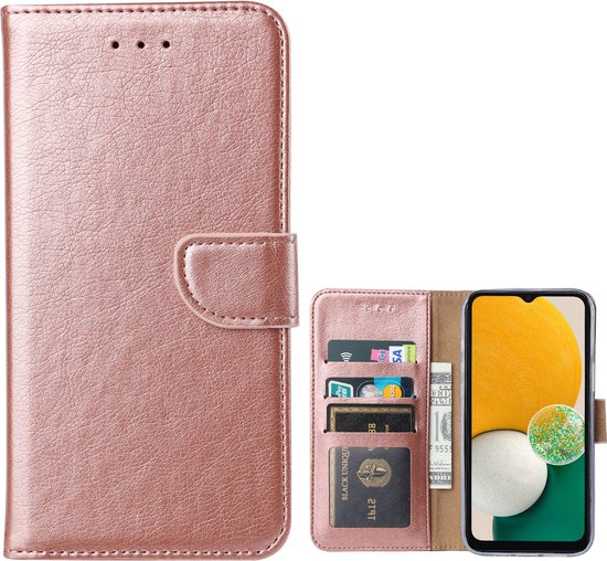 Coque BixB pour Samsung Galaxy A23 (4G) – Or Rose – Coque Samsung A23 (4G) – Samsung A23 (4G) Book Case