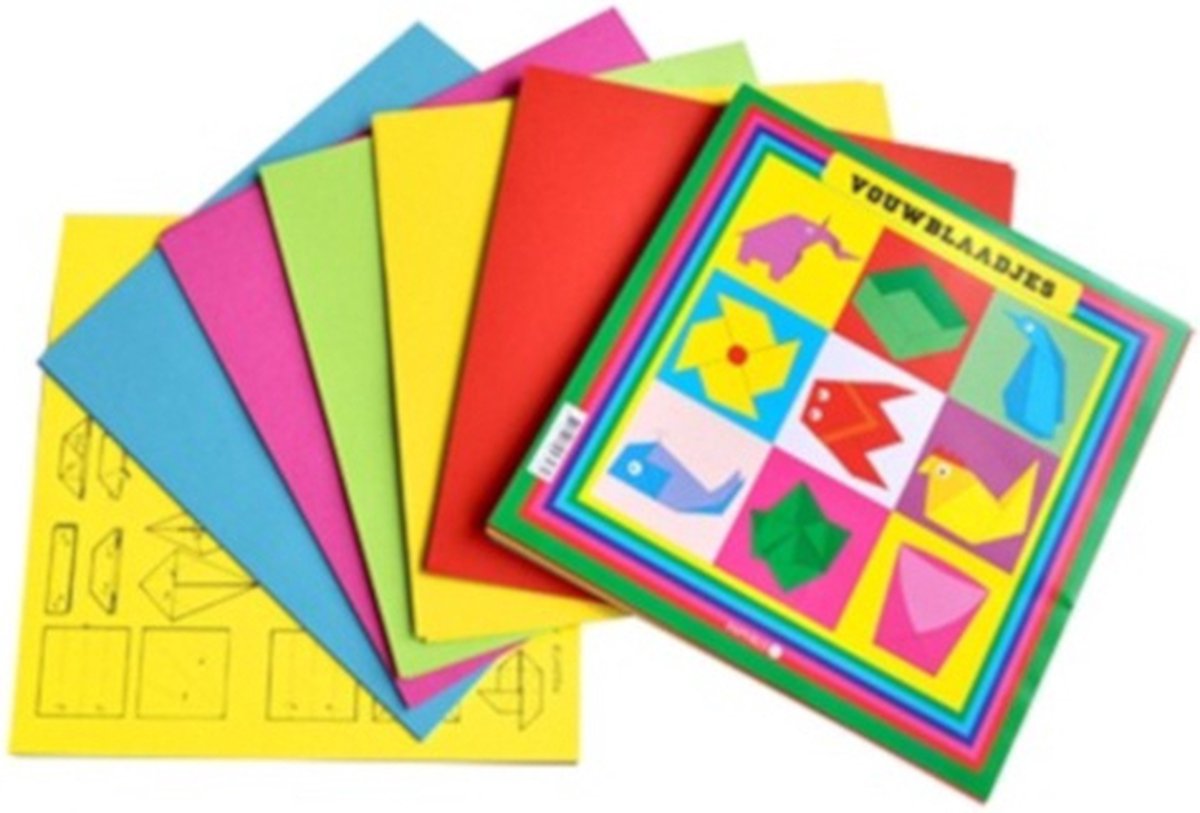 Papyrus Vouwblaadjes - 16x16cm voor vouwen en creaties - Vanaf 6 jaar — afbeelding 3