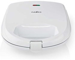 Nedis Sandwich maker – 700 W – 20.5 x 12 cm – Automatische temperatuurregeling – ABS