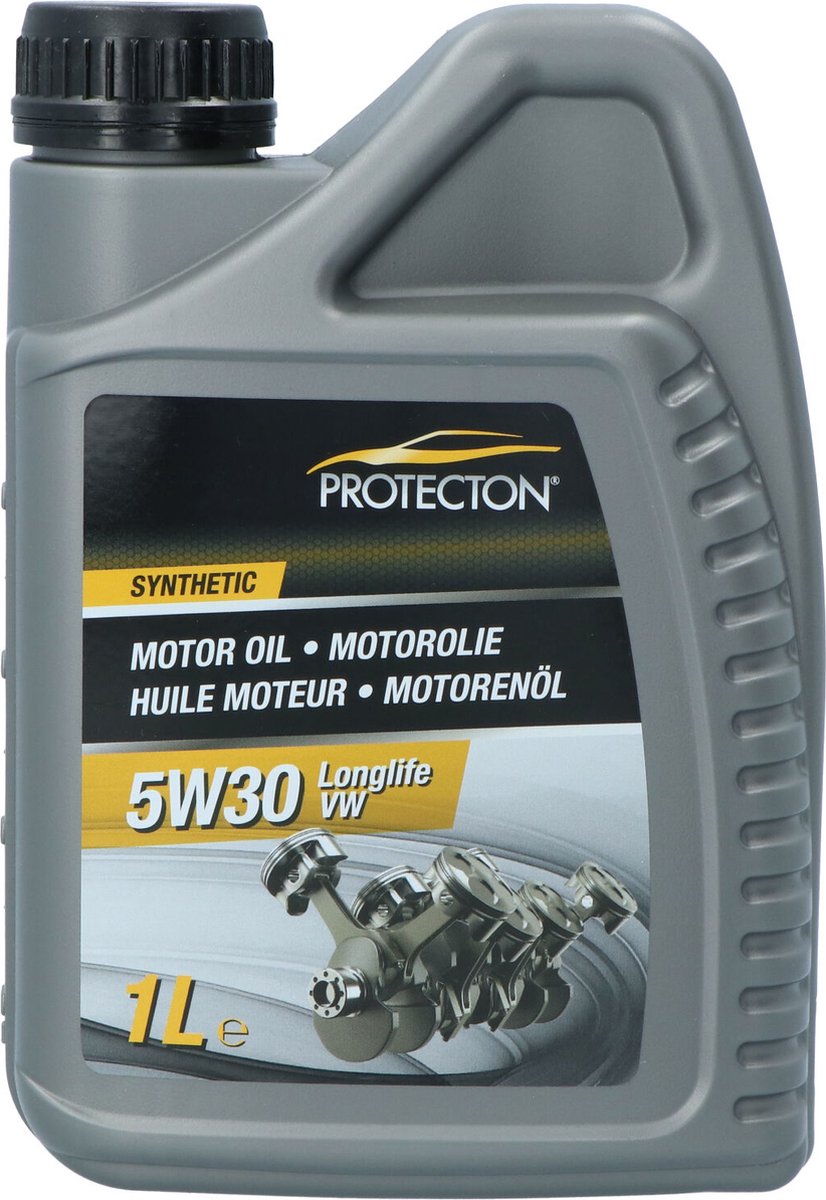 Protecton Motorolie 5W-30 - Synthetisch - VW LongLife III - brandstof besparend - Voor benzine-, LPG- & dieselmotoren – Voor verlengde verversingsintervallen - 1 Liter