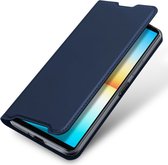 Dux Ducis - Telefoon Hoesje geschikt voor Sony Xperia 10 IV - Skin Pro Book Case - Donker Blauw