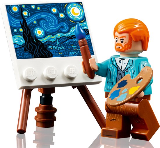 LEGO Ideas Vincent van Gogh - De sterrennacht Decoratie Set voor Volwassenen - 21333