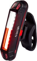 2 en 1 - Eclairage vélo rouge et blanc en 1 Lampe LED vélo - Kit éclairage vélo rechargeable USB