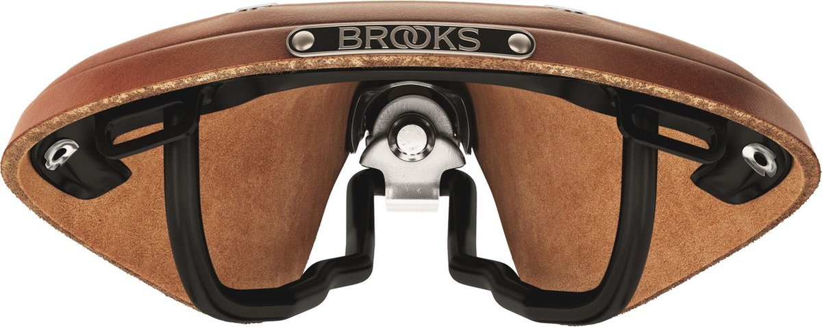 Selle Brooks B17 Standard Pour Homme - Cuir Vélo Randonnée, Couleur Miel, Confort Durable