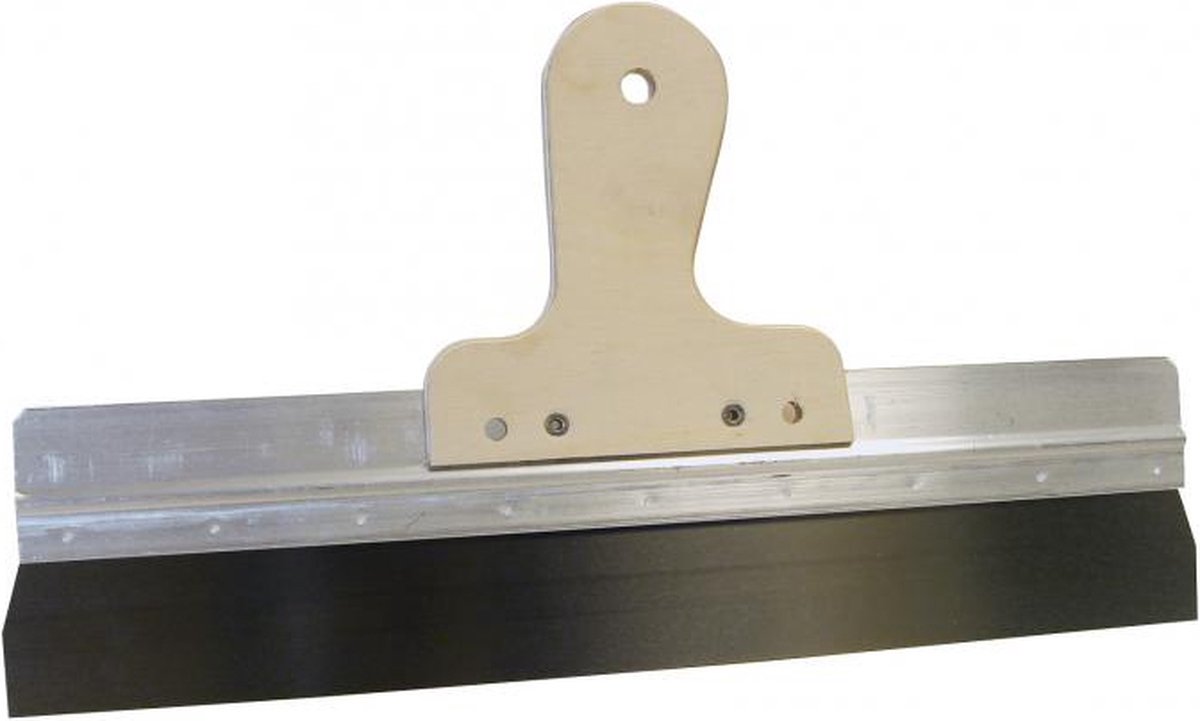 Spackmes - Super Prof - aluminium 220 mm RVS met houten greep