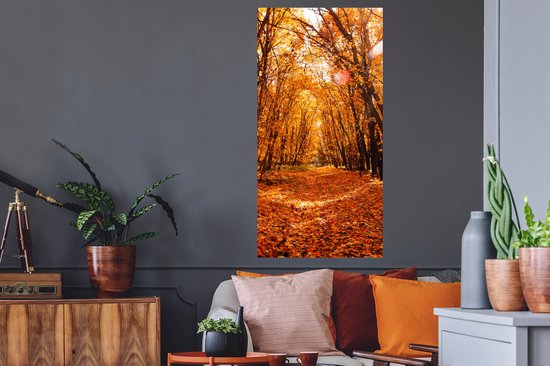 Stickers Stickers muraux - Automne - Forêt - Feuilles - Saisons - 60x120 cm - Film adhésif