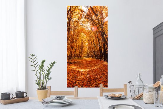 Stickers Stickers muraux - Automne - Forêt - Feuilles - Saisons - 60x120 cm - Film adhésif