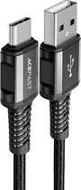Acefast USB to USB-C Kabel 1.2m - Zwart