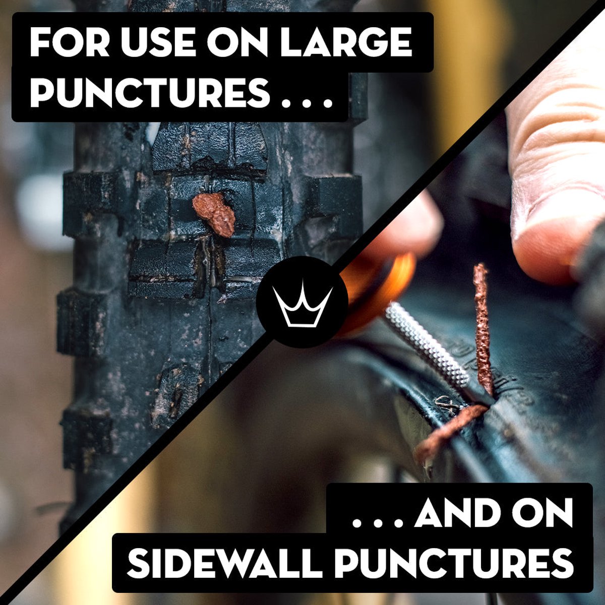 Peaty's Holeshot Tubeless Puncture Plugger Kit Zwart thumbnail 4