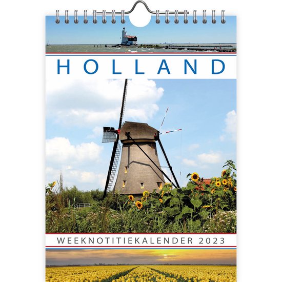 Week kalender - 2023 - Holland - 16,5x23cm | bol.com
