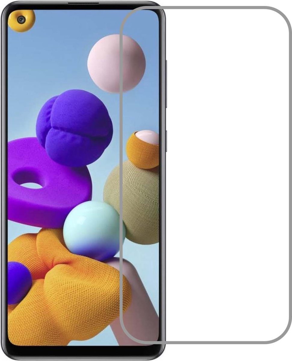 Arara Screenprotector Geschikt voor Samsung Galaxy A21s - Screenprotector / Tempered Glass