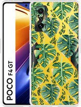 Xiaomi Poco F4 GT Hoesje Palm Leaves Large - Designed by Cazy