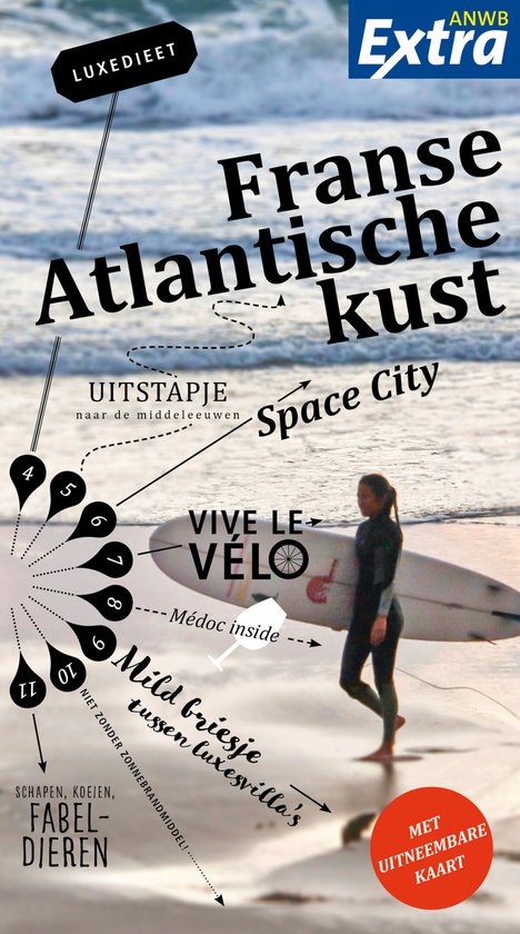 ANWB Extra  -   Franse Atlantische kust - cover