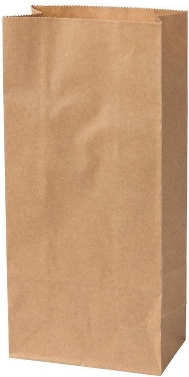 Kraft Zakken Bruin 11x6x22.5 cm (1000 stuks)