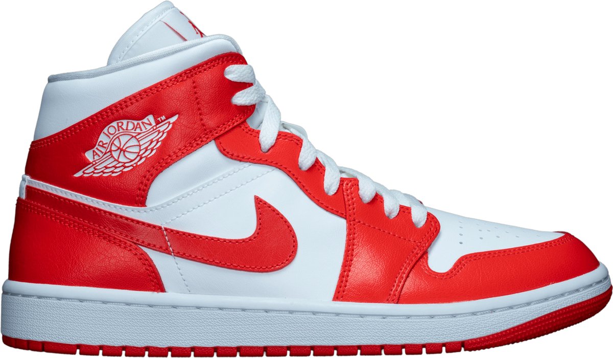 retro jordans red white