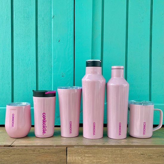 Corkcicle Thermos Gourde COTTON CANDY 16oz. Cantine Rose 475ml
