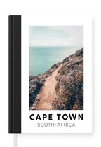 Notitieboek - Schrijfboek - Zuid-Afrika - Weg - Natuur - Zee - Notitieboekje klein - A5 formaat - Schrijfblok