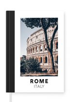 Notitieboek - Schrijfboek - Rome - Italië - Colosseum - Notitieboekje klein - A5 formaat - Schrijfblok