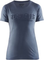 Blaklader Dames T-shirt 3D 3431-1042 - Gevoelloos Blauw/Limited Edition - XXL
