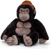 Pluche knuffel Gorilla aap/apen van 20 cm - Dieren knuffelbeesten voor kinderen of decoratie