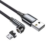 Câble Micro USB vers USB magnétique rotatif Essager 3A 540° 2M