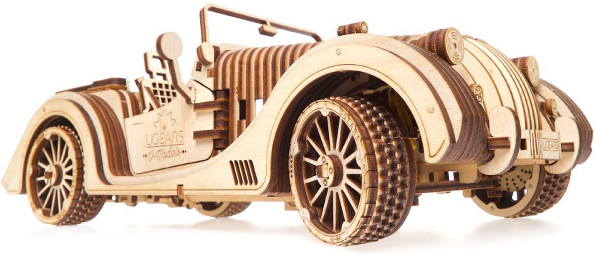 UGEARS Houten 3D Model - Roadster VM-01 — afbeelding 10