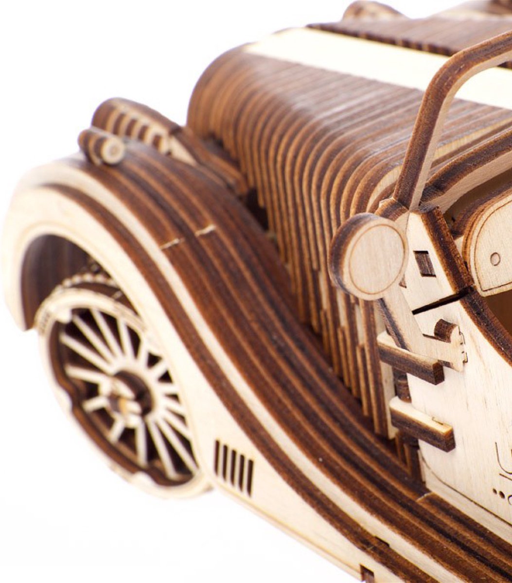 UGEARS Houten 3D Model - Roadster VM-01 — afbeelding 14