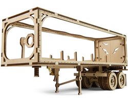 UGEARS Houten 3D Model - Aanhangwagen Voor Heavy Truck