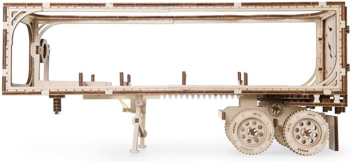 UGEARS Houten 3D Model - Aanhangwagen Voor Heavy Truck — afbeelding 14